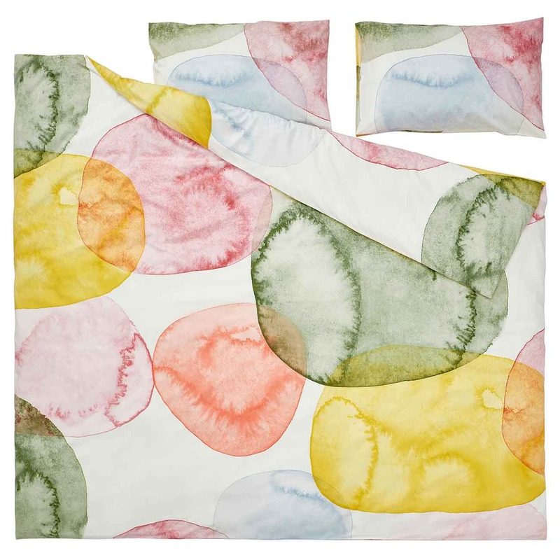 کاور لحاف و بالشت دو نفره ایکیا مدل IKEA OLYMPTISTEL